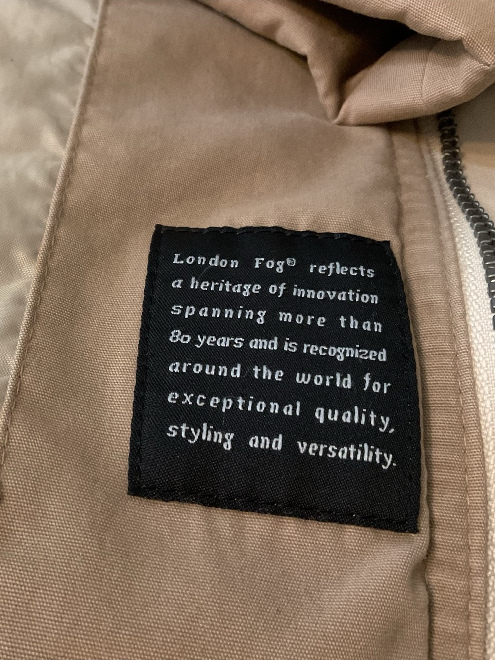 LONDON FOG LIMITED EDITION LADIES HOODED TRENCH COAT MADE IN SRI LANKA SIZE MP - Picture 10 of 16